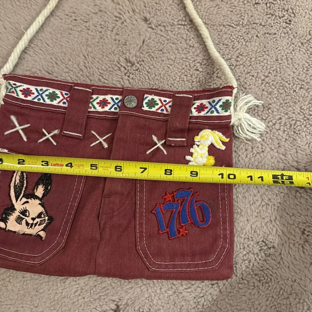 Vintage Farah Denim Jeans Purse